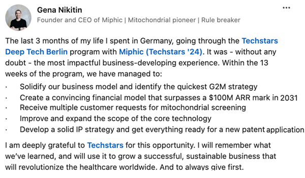 Gena Nikitin | Founder and CEO of Miphic | The last 3 months of my life I went through the Techstars. It was the most impactful developing experience.